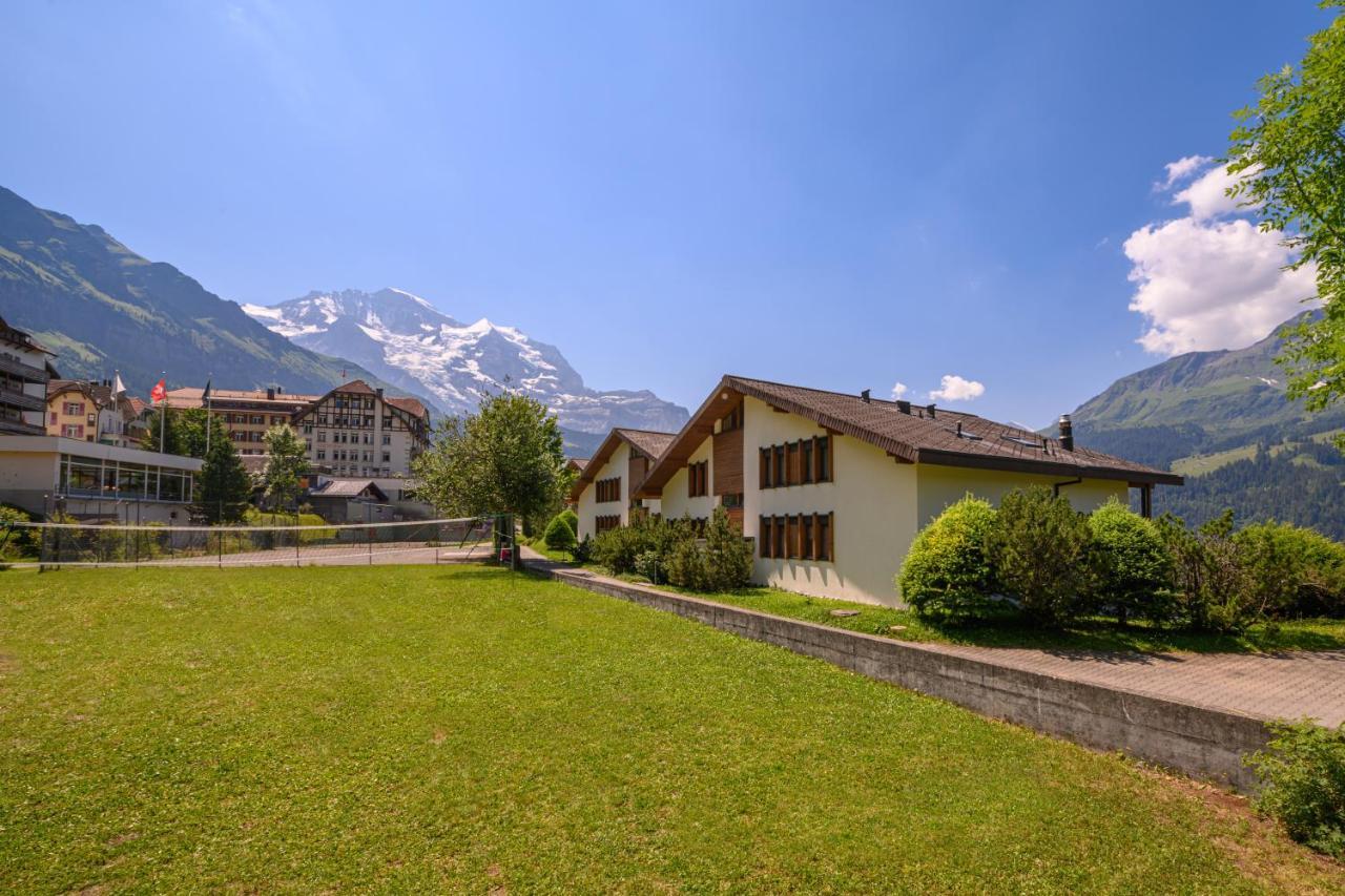 Chalet Primula Penthouse Wengen Exteriör bild