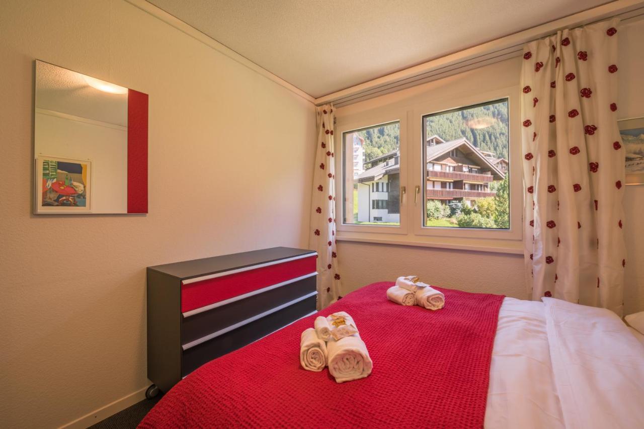 Chalet Primula Penthouse Wengen Exteriör bild