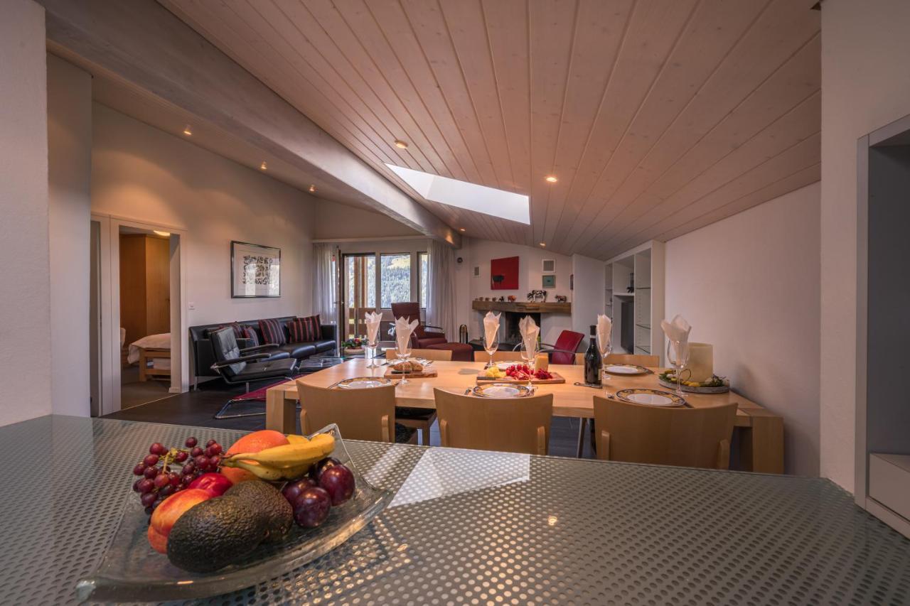 Chalet Primula Penthouse Wengen Exteriör bild