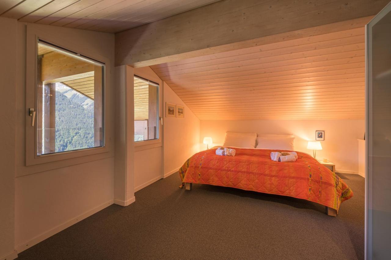 Chalet Primula Penthouse Wengen Exteriör bild
