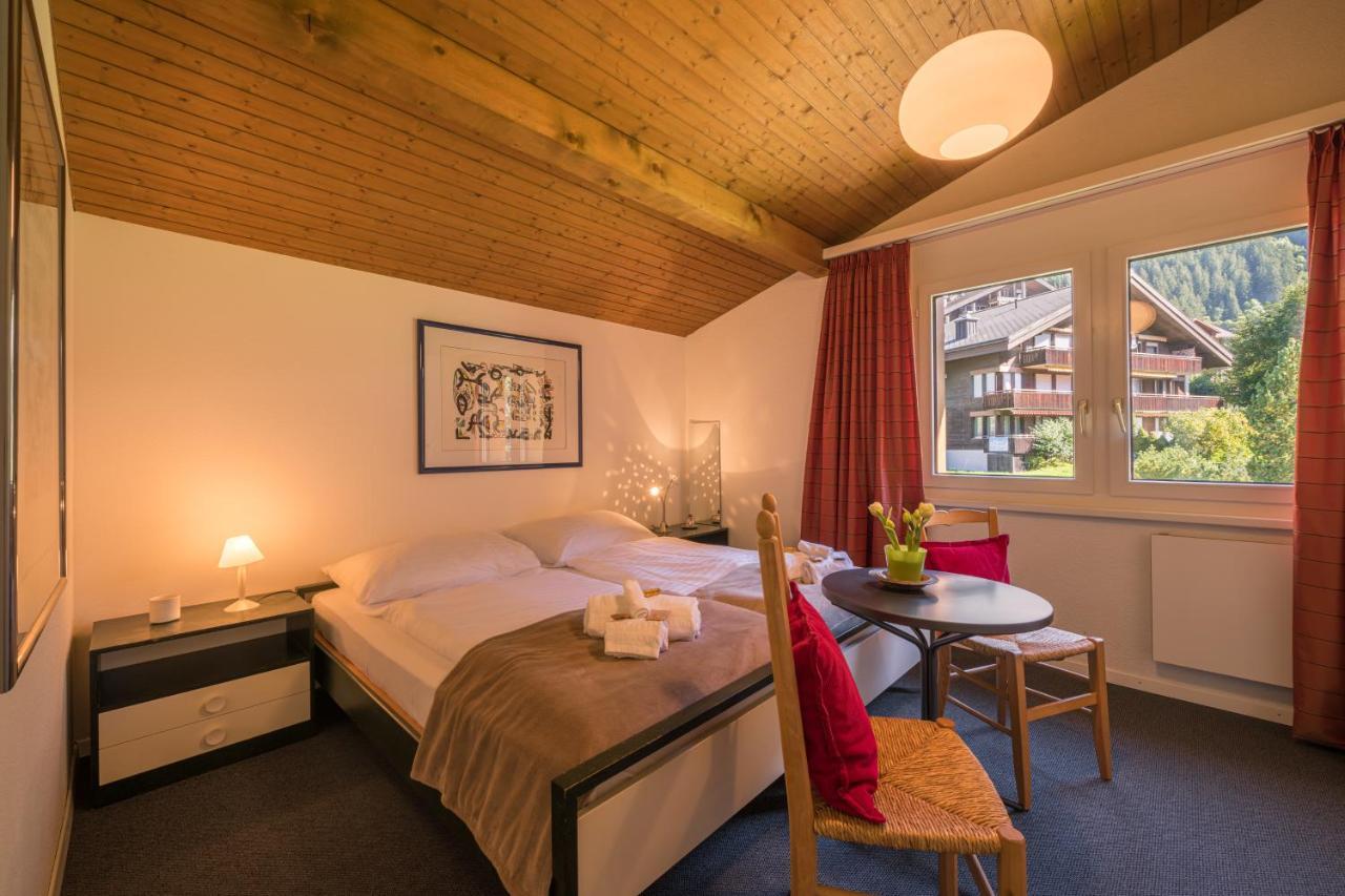 Chalet Primula Penthouse Wengen Exteriör bild