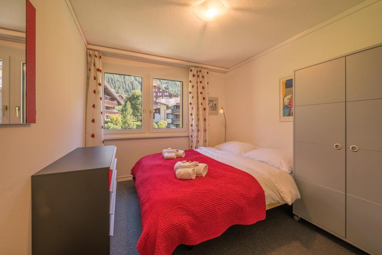 Chalet Primula Penthouse Wengen Exteriör bild