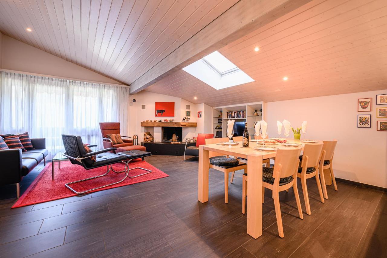 Chalet Primula Penthouse Wengen Exteriör bild
