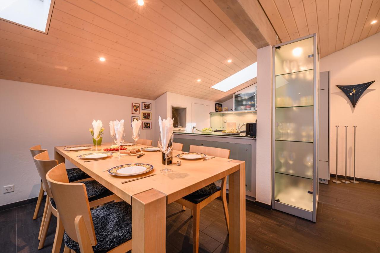 Chalet Primula Penthouse Wengen Exteriör bild