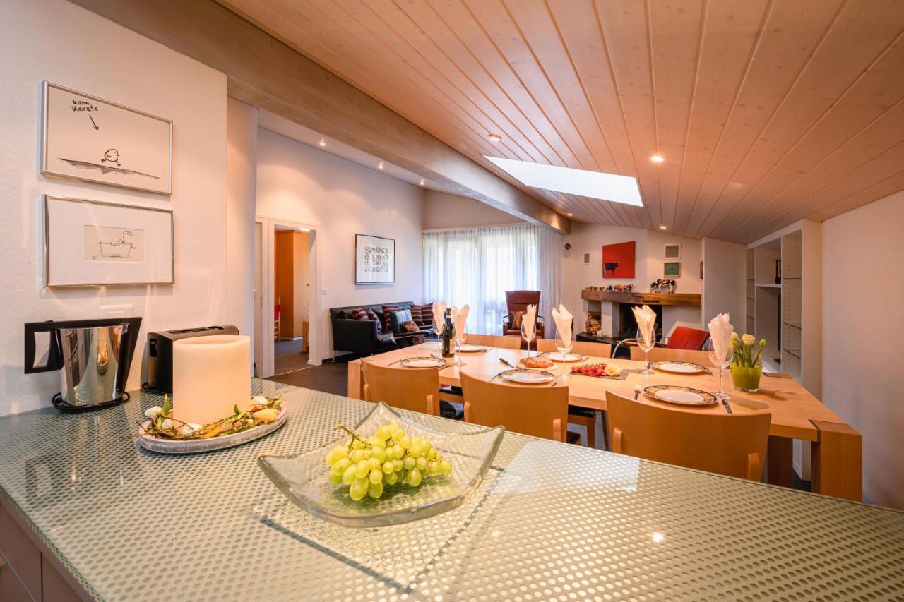 Chalet Primula Penthouse Wengen Exteriör bild
